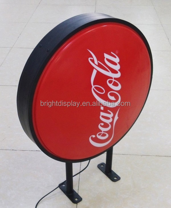 distributor shop branch store outdoor advertising light box with LED lighting from factory