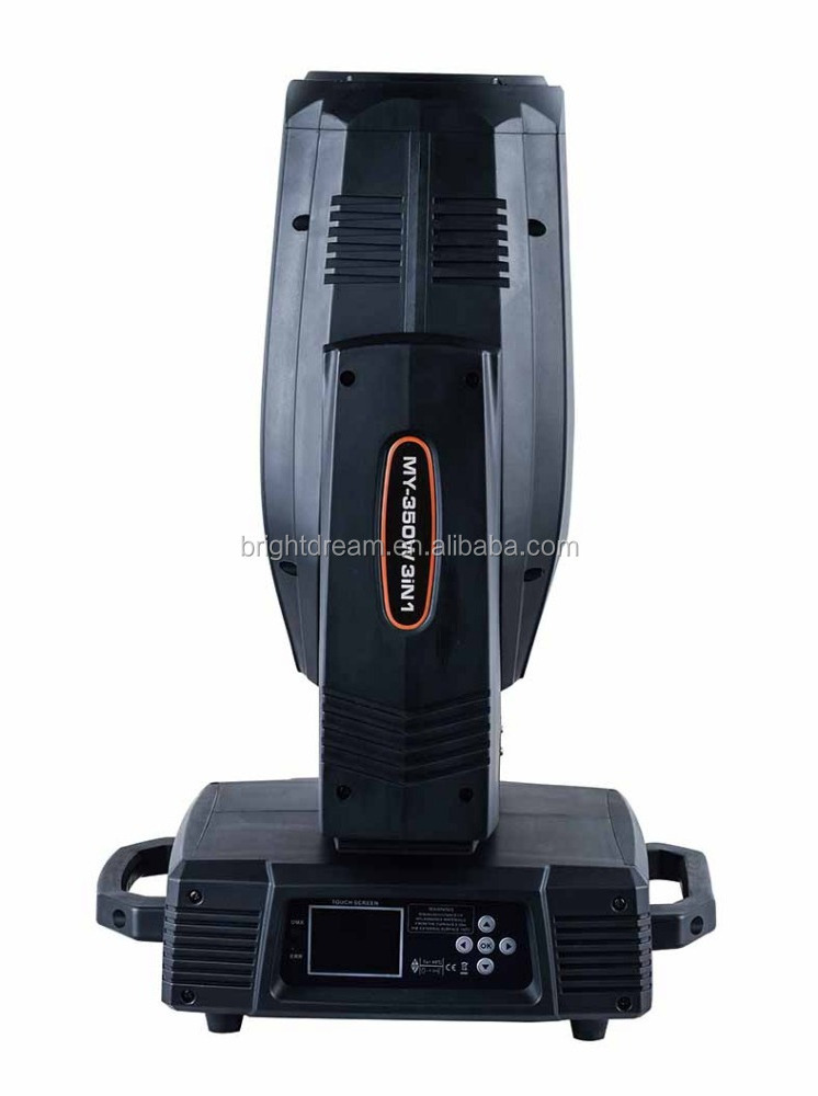 High power 350W 17r beam wash  spot 3 in 1 moving head dmx stage  lighting for wedding show