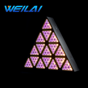 New dj equipment 16X10W led Triangle effect lights rgb matrix wash stage lighting with background