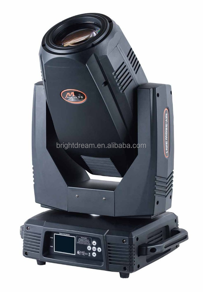 High power 350W 17r beam wash  spot 3 in 1 moving head dmx stage  lighting for wedding show