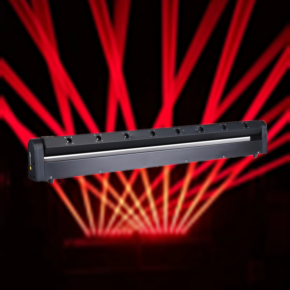 8 eye rgb moving lighting laser beam bar light dj laser light projector  dmx control