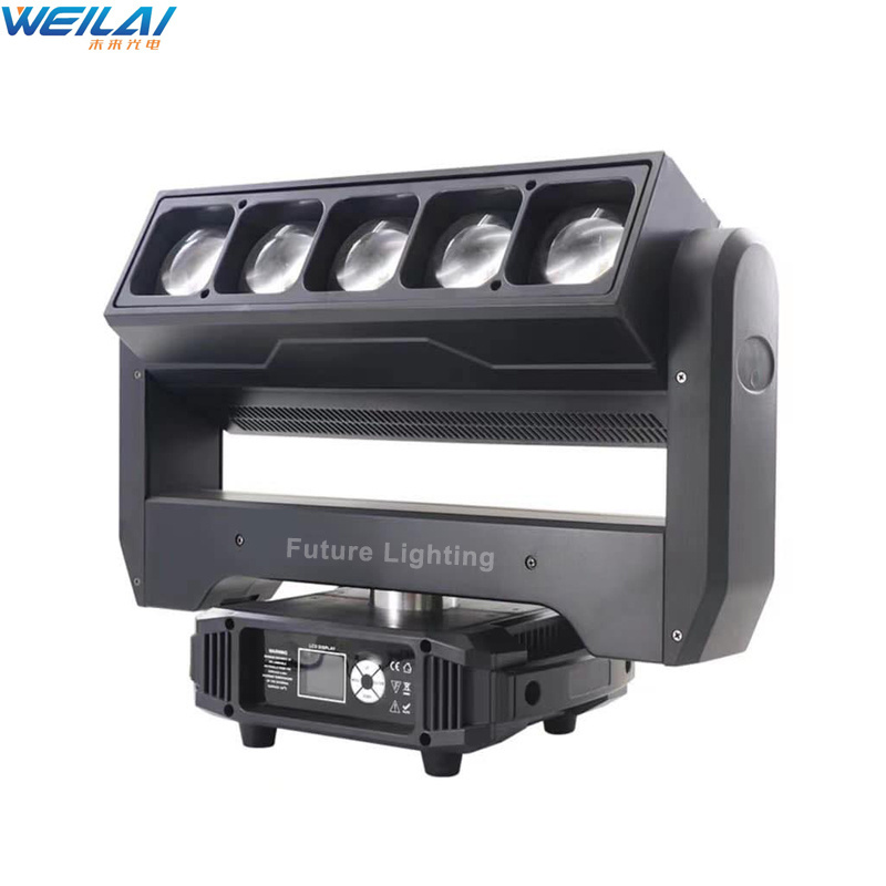 Factory Supply 5Pcs 60W Led Moving Head Beam Double Side Led Moving Head Matrix Disco Bar Light For Stage Event