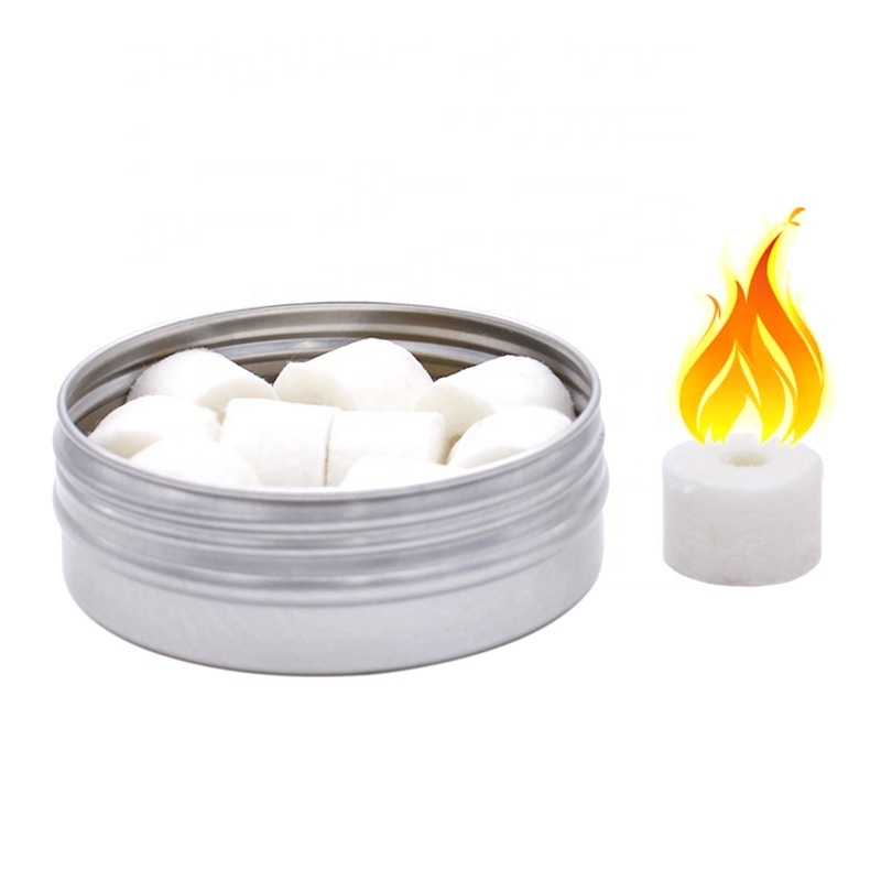 Outdoor Portable Paraffin Wax Solid Fuel Camp Fire Starter Cube for Woodburning Stove