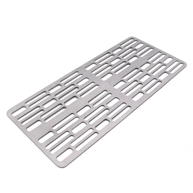 Portable BBQ Tools Titanium Grill Plate Camping Accessories for Woodburning Stove