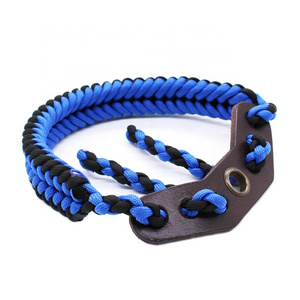 Multi Function Hunting Accessories Paracord Bow Archery Wrist Sling with Metal Grommet