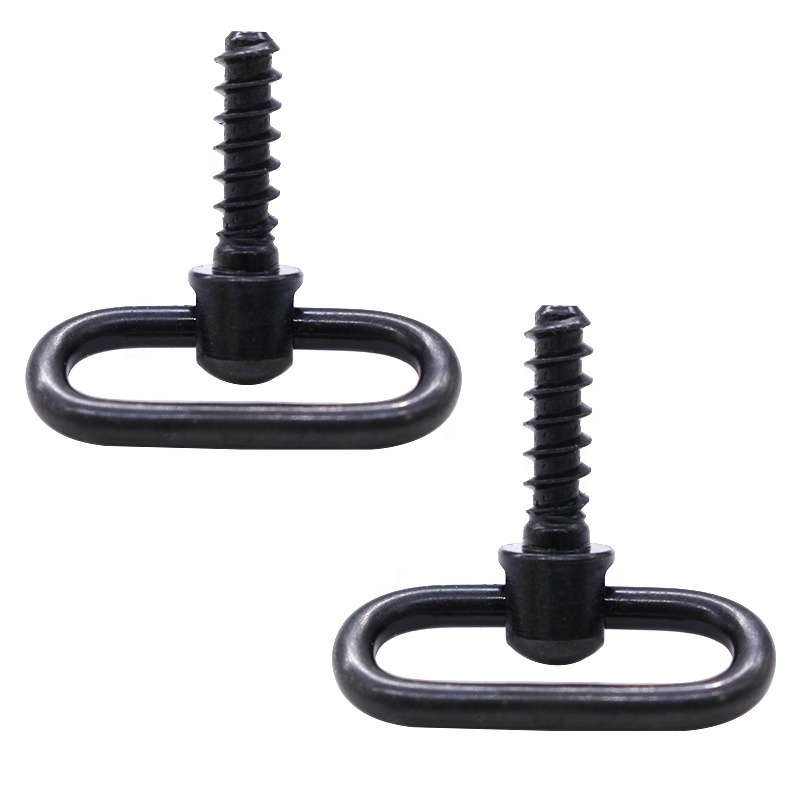 3/4 Inch Long Sling Attachments Steel Metal Swivels with Wood Screw Stud