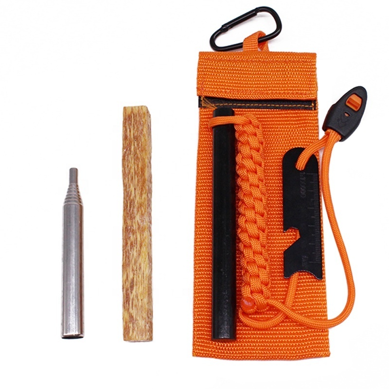 Essential Survival Stuff Pocket Fire Bellow Fatwood Stick Fire Starter for Emergencies Campfire Tool