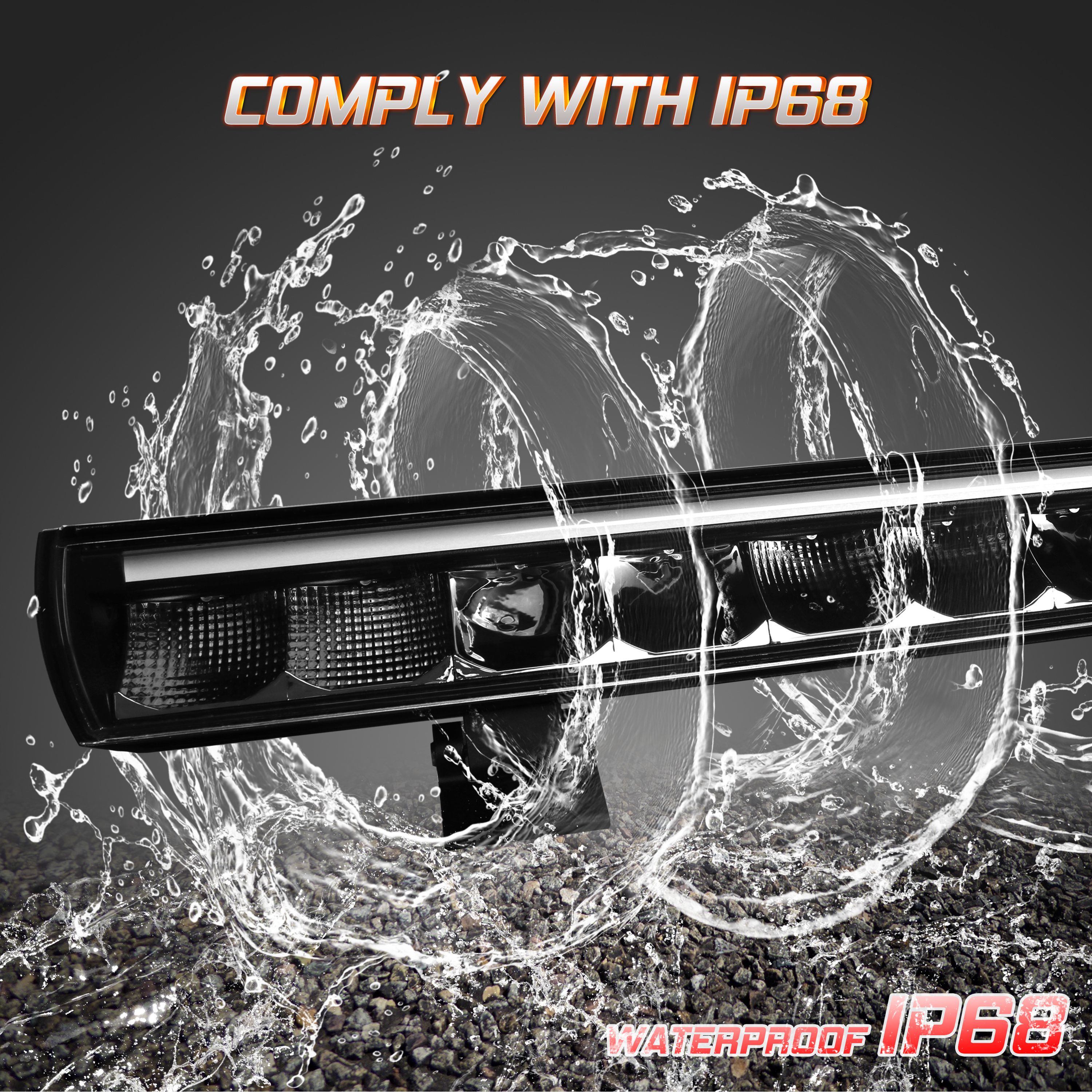 Hot Sale 20inch LED Light With Position Light IP68 Emark R112  LED Light Bar For Cars Off-road