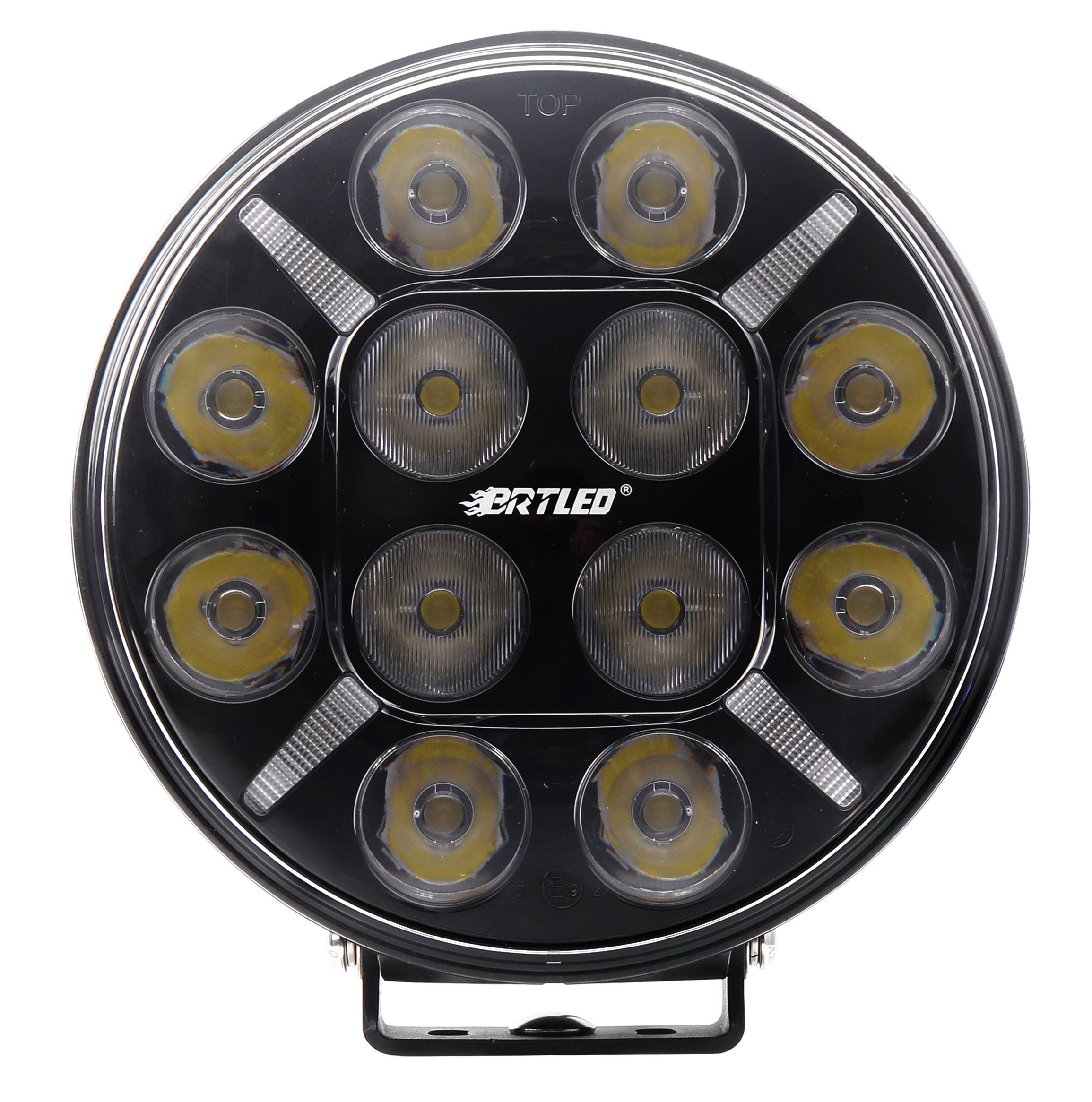 high power 7 inch 12V 24V waterproof position light R112 R7 led round driving light for car truck