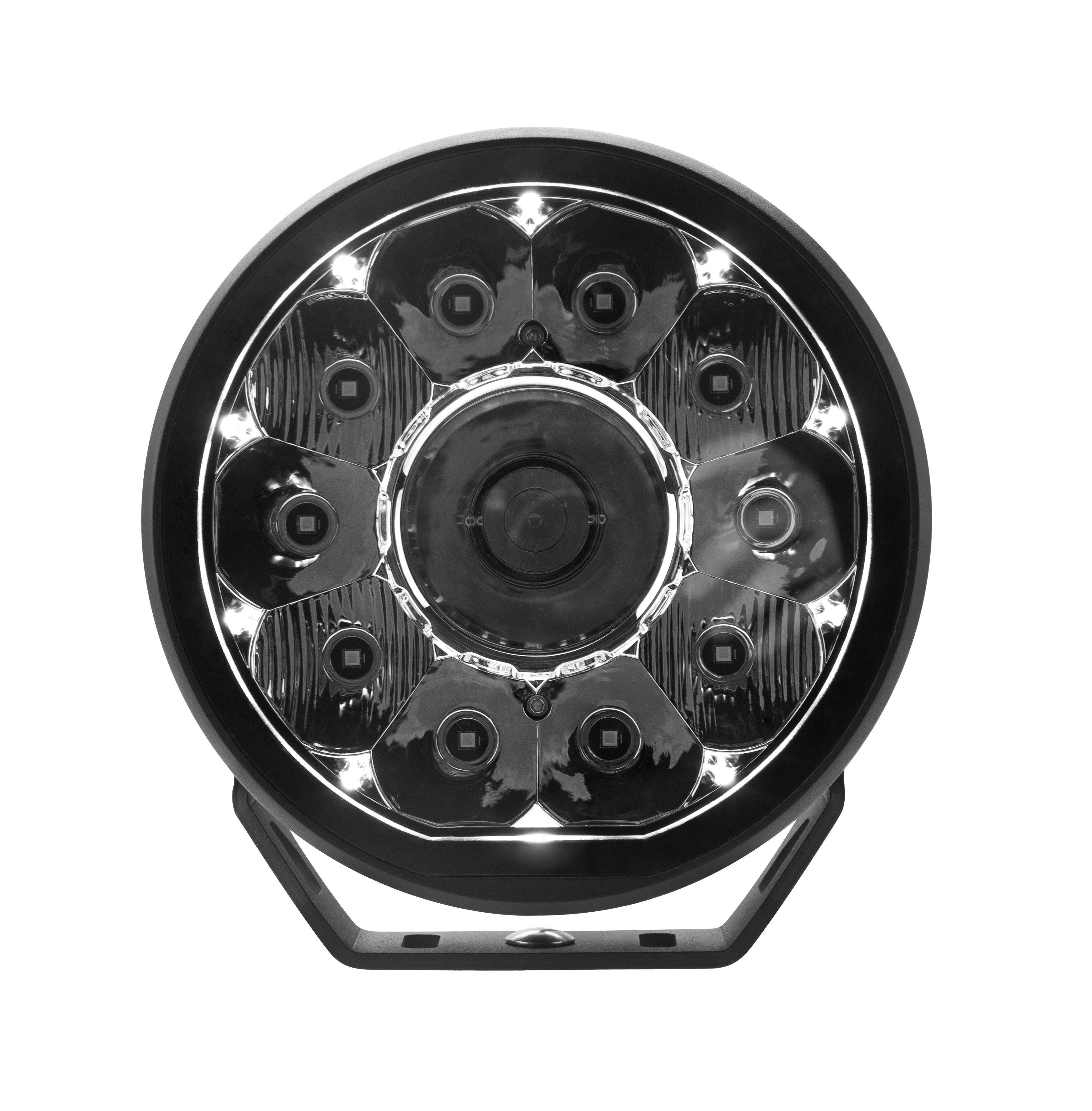 Factory DRL sport light offroad truck led pod  high power Tractor Truck Auto110W round led light car 7inch off road spot lights