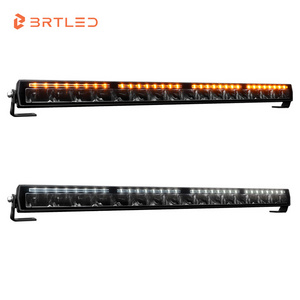 240w led light bars 12v 24v white amber 31inch driving beam offroad car truck utv slim drl led warning light bar