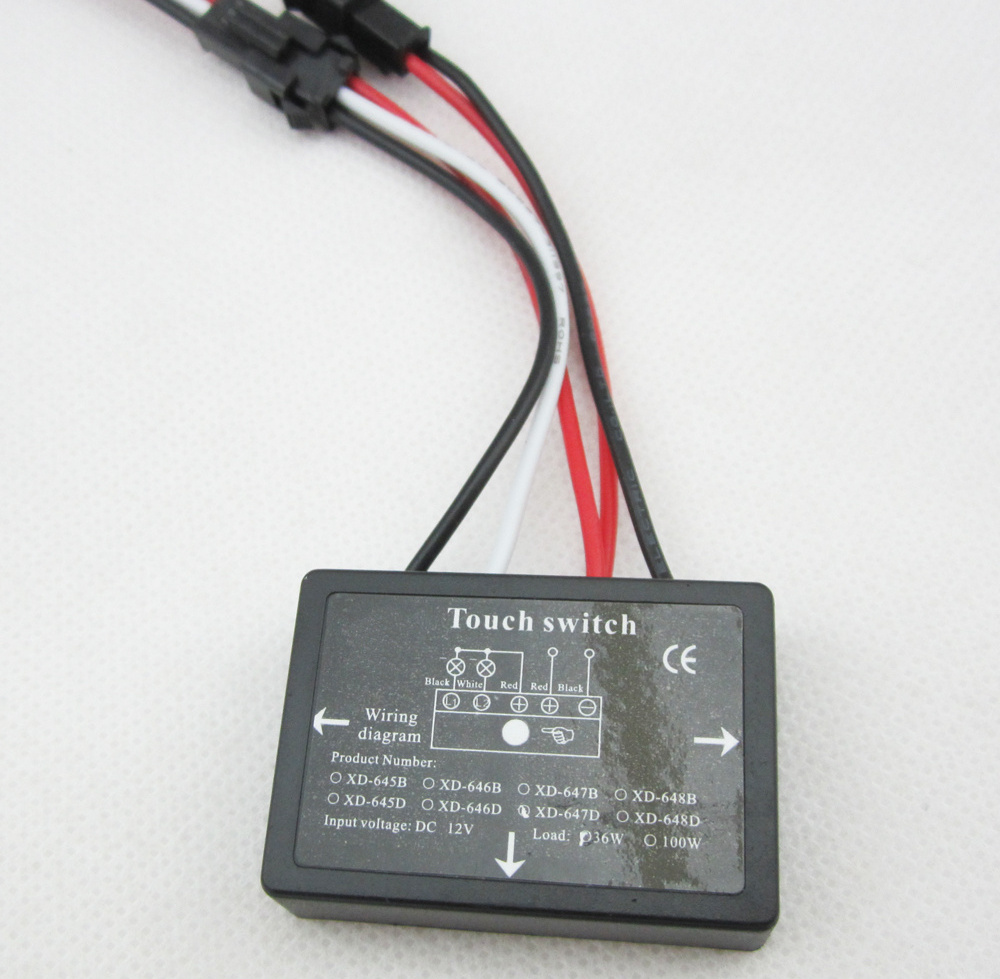 12V 60W Mirror Touch sensor switch for bicolor LED strips touch sensor LED dimmer switch 2 way BestSuppliers