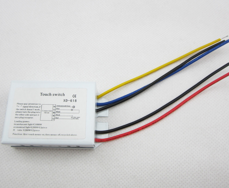 120v/240v on/off Touch Switch for metal table lamp metal touch sensor switch