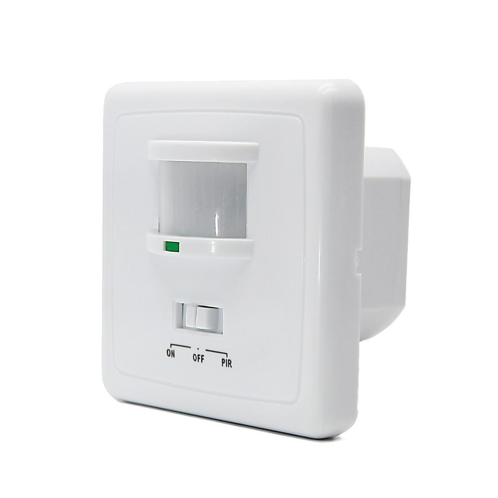 110V ~220V AC ON OFF Auto Wall Mount Motion Sensor Switch Automatic PIR Infrared Sensor Light Switch