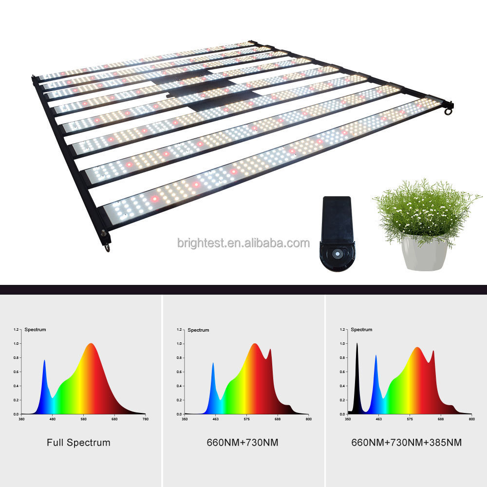 480W vertical led grow light full spectrum grow light RJ port dimming farming hydroponic Samsung lm301H horticulture light