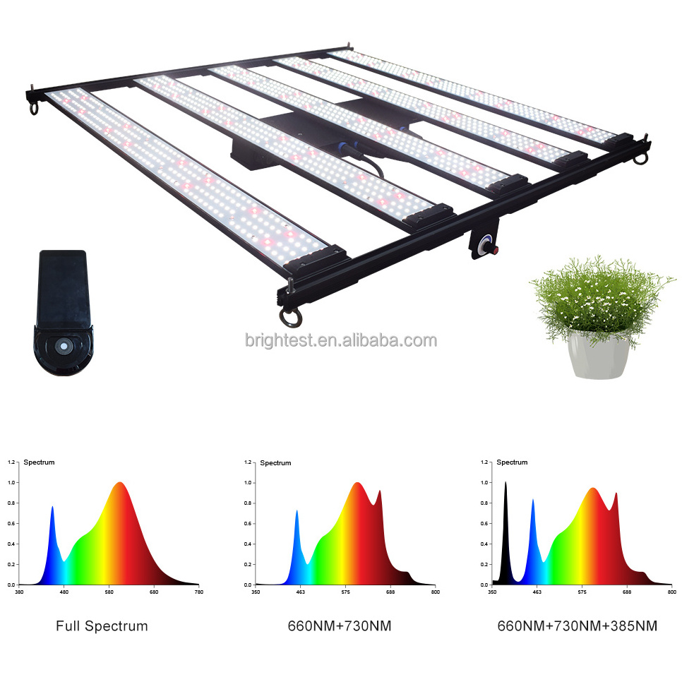 480W vertical led grow light full spectrum grow light RJ port dimming farming hydroponic Samsung lm301H horticulture light