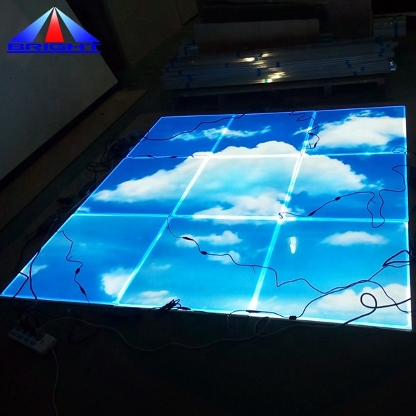 LED blue sky cloud panel light 595*595mm ceiling panel Light