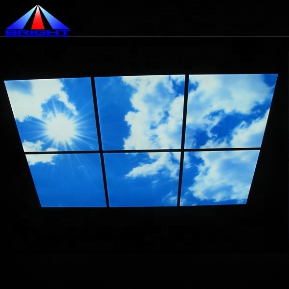 LED blue sky cloud panel light 595*595mm ceiling panel Light