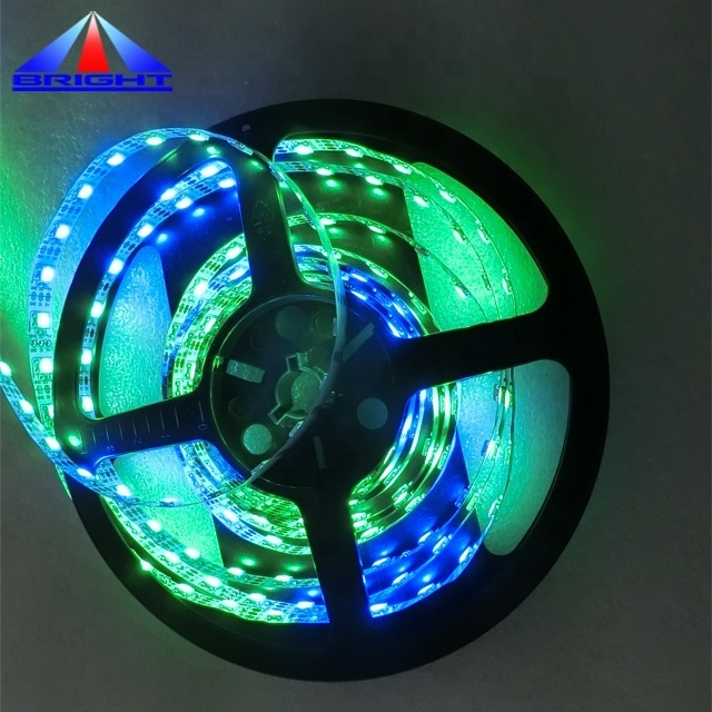 WS2815 addressable Colorful rgb led light IC built in SMD5050 digital 60led 60pixels led strip light