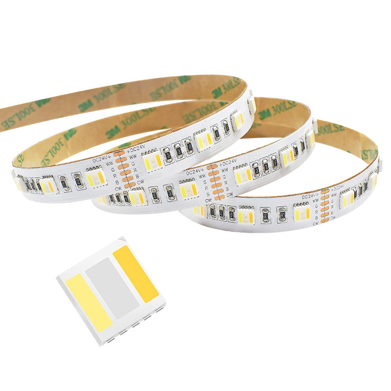 RGBWWCW LED Light 5in1 RGBWW LED Strip 5 color led strip light IP20 IP65 IP66 IP68