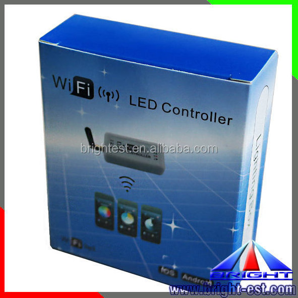 WIFI & RF Remote RGB/RGBW led Controller/Switch WIFI for Ipad Iphone & Androil System