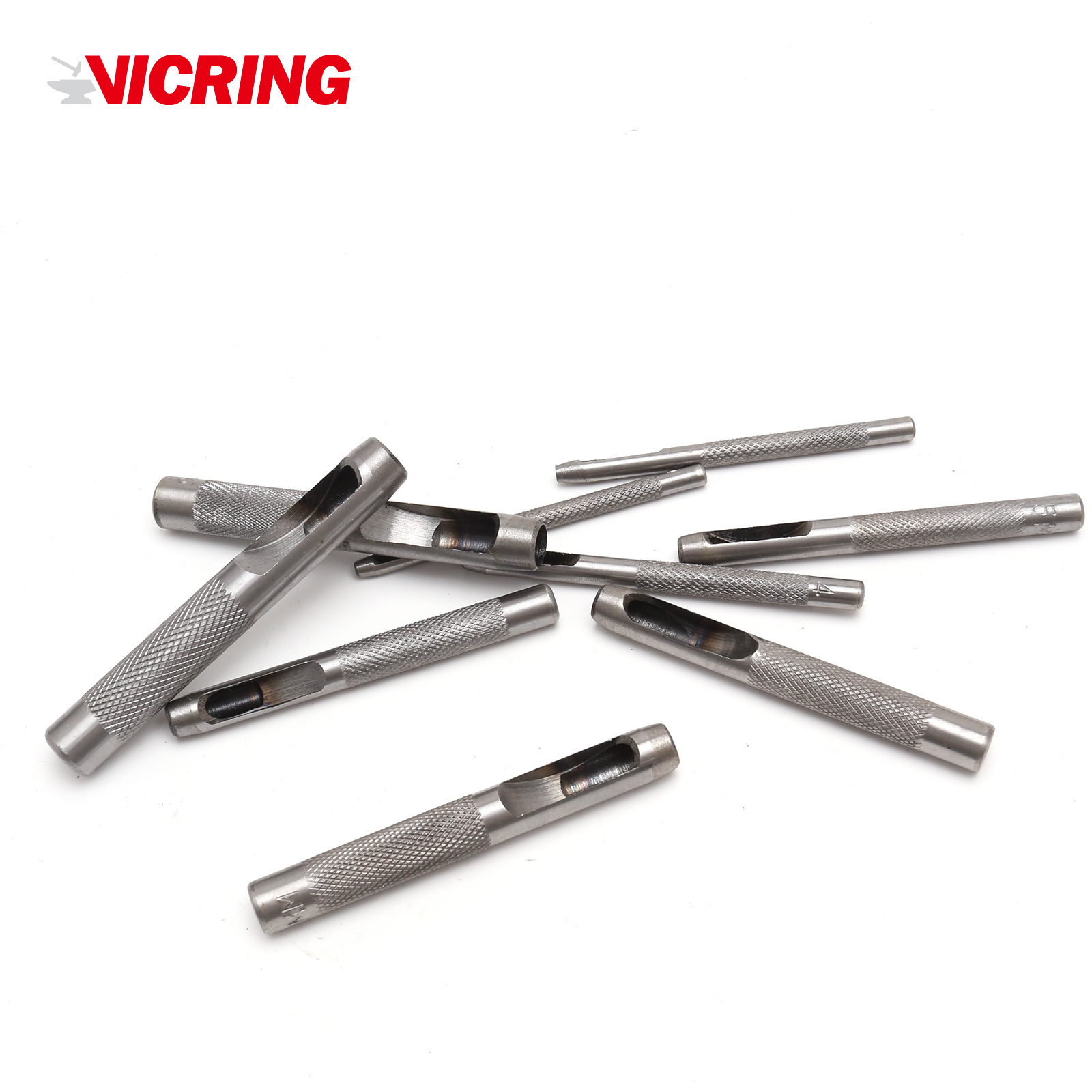 VICRING Professional punched belt round hole hollow punch 2.5-10mm Hollow Punch Set