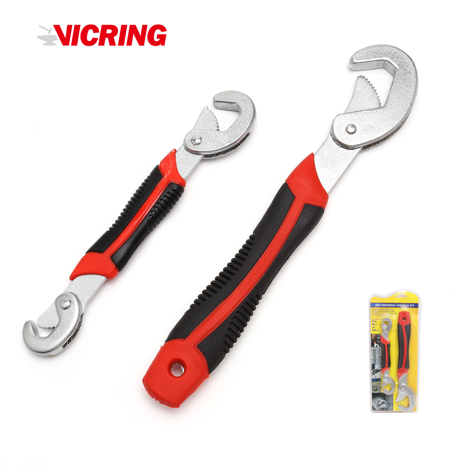 VICRING Manufacturer Hand Multi Tools Lightweight Quick Adjust Pliers Spanner Universal Adjustable Wrench Easy-to-use