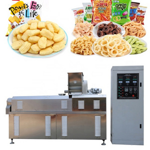 slanty snack bar twin screw extruder prices  corn chips snacks food making machine snack food extrusion machine