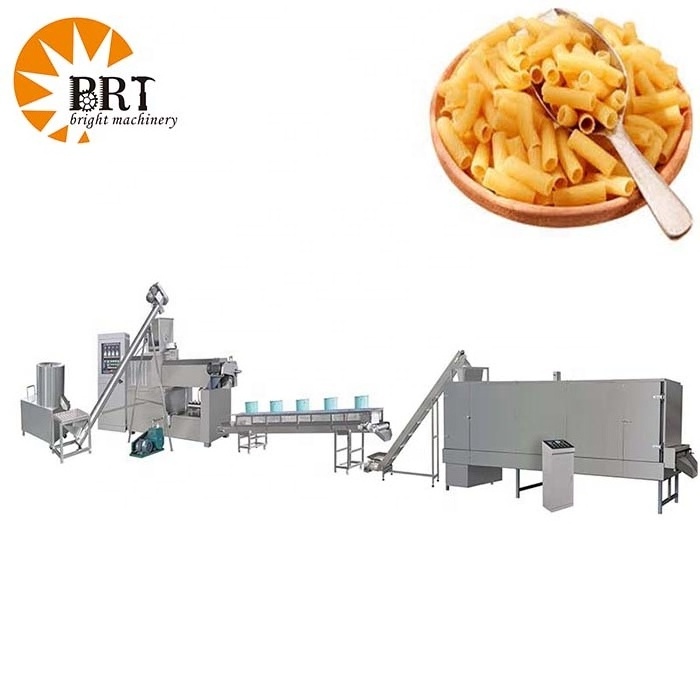 macaroni extruder production line high configuration elbow macaroni machine full pasta production line