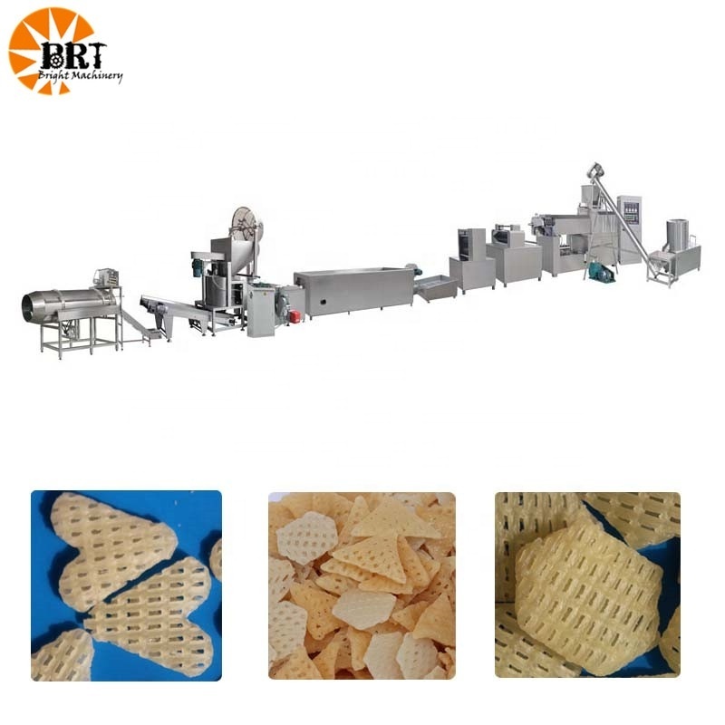 fried 2d 3d snack pellet snacks food making machine production line pani puri processing extruder automatic