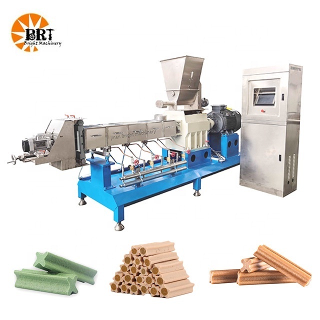 industrial dog treat extruder machine pet food processing production equipment pet treats extruding line