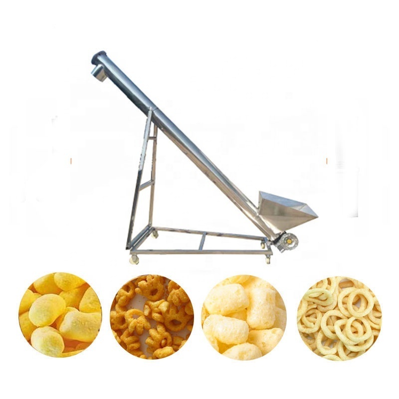 automatic corn puff snacks flavouring making machine corn puff roasting machine