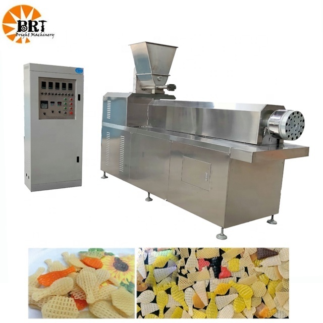 fried 2d 3d snack pellet snacks food making machine production line pani puri processing extruder automatic