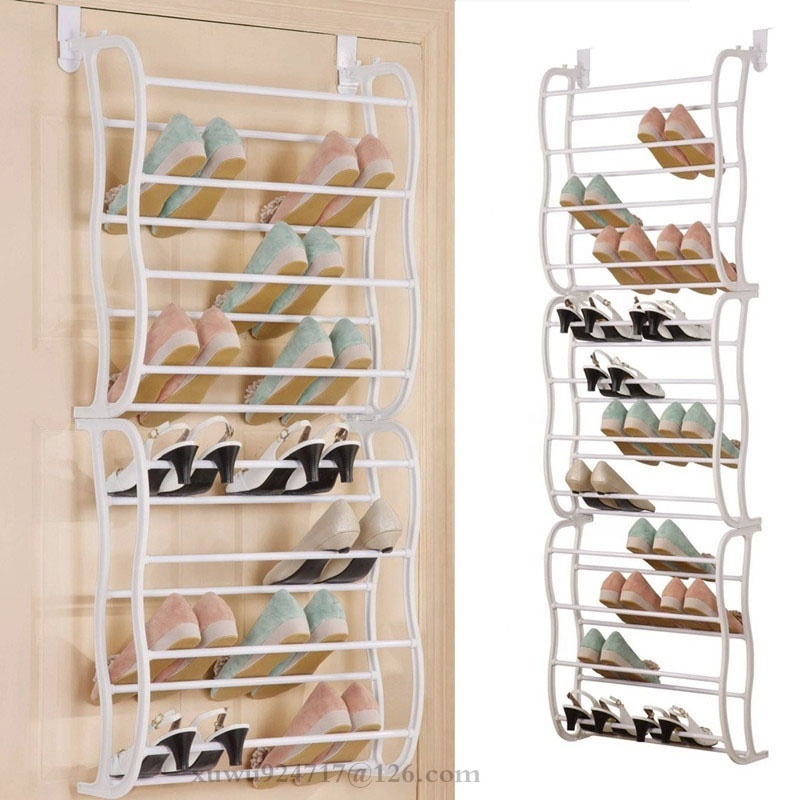 New Door Hanging Shoe Rack 12 Tier Shelf Organiser Storage Stand Multi-layer Easy Installation For Living room Shoe Rack