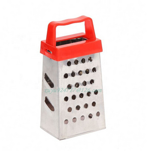 Multifunction Small Manual Vegetable Grater Slicer Stainless Steel Cheese Grater With Four Sides Kitchen