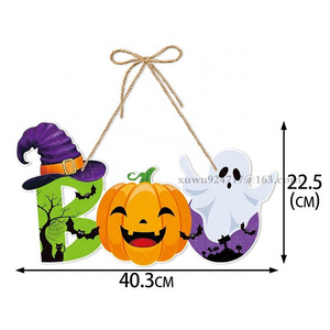 Factory Halloween Themed Party Bat Door Hanging Halloween Party Decorations Halloween Scene Decor