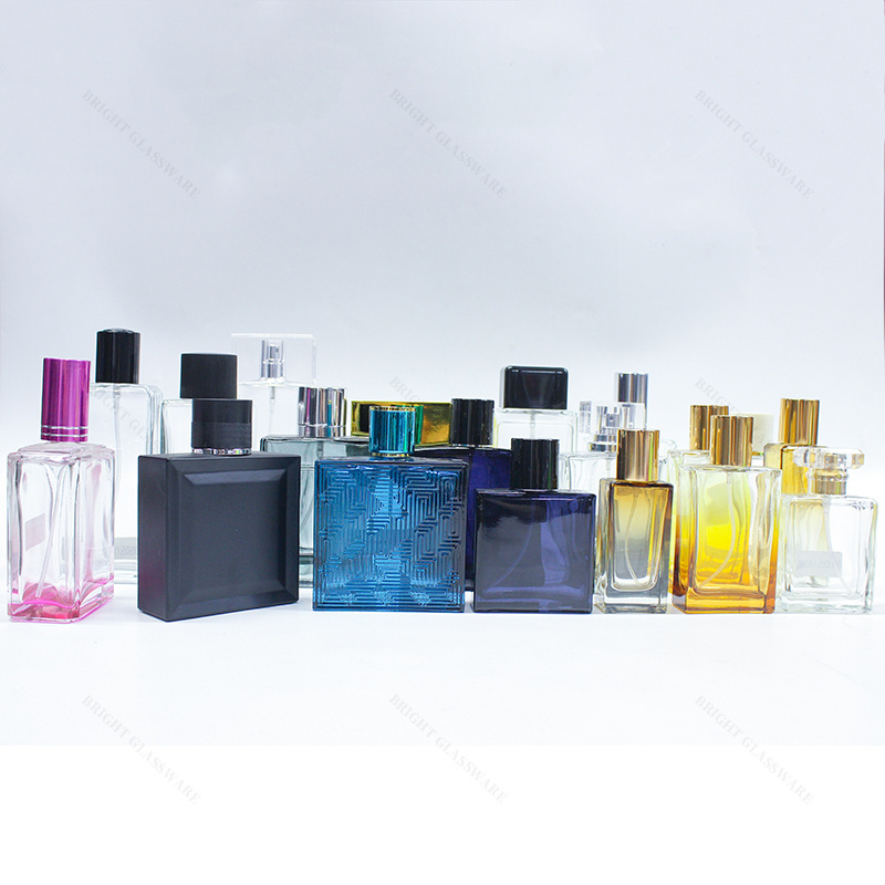 Wholesale Factory Empty Glass Spray Bottles Perfume Atomizer 40ml 80ml 100ml Refillable Luxury Perfume Bottle with Pump