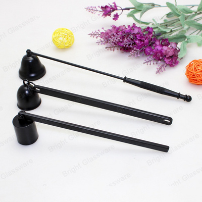 Customized engraved candle accessories tool candle wick trimmer set black rose gold dipper lighter candle snuffer wholesale