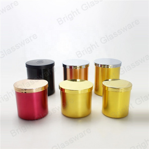 Decorative Cylinder Metal Lantern Rose Gold Candle Holder For Wedding Table Centerpieces