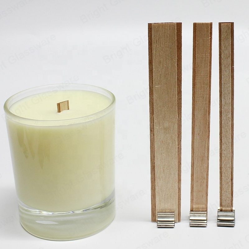 Custom Private Logo Natural Rosewood Wooden Wicks Smokeless Cherry Wood Wick Candle for Candle Making