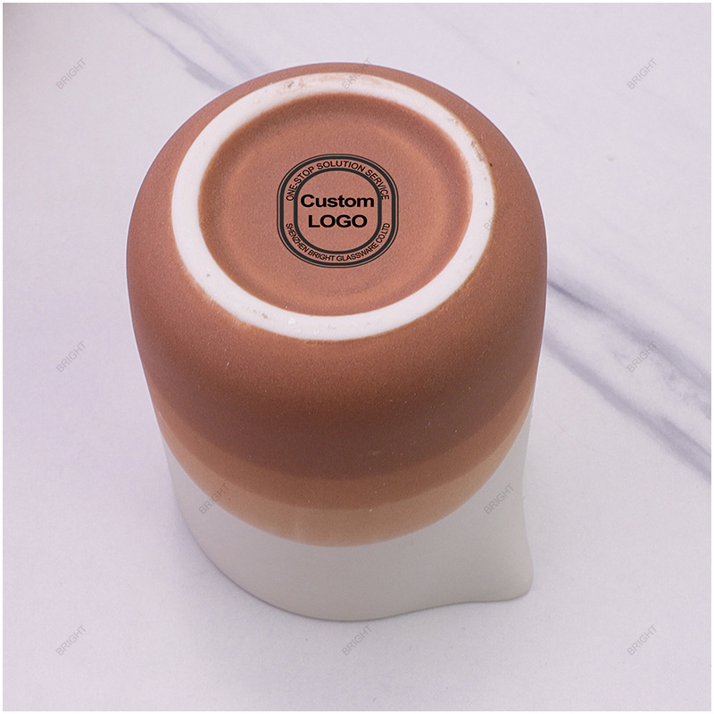 Wholesale Factory Luxury Spa Treatment Scented Candle Soy Wax Container Empty Spout White Ceramic Massage Candle Jar