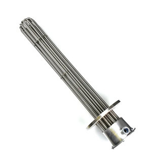 BRIGHT Customsized Industrial Fuel 230V 40Kw Oil Tank Tubular Heating Element 1000Mm Length Electric Flange Immersion Heater