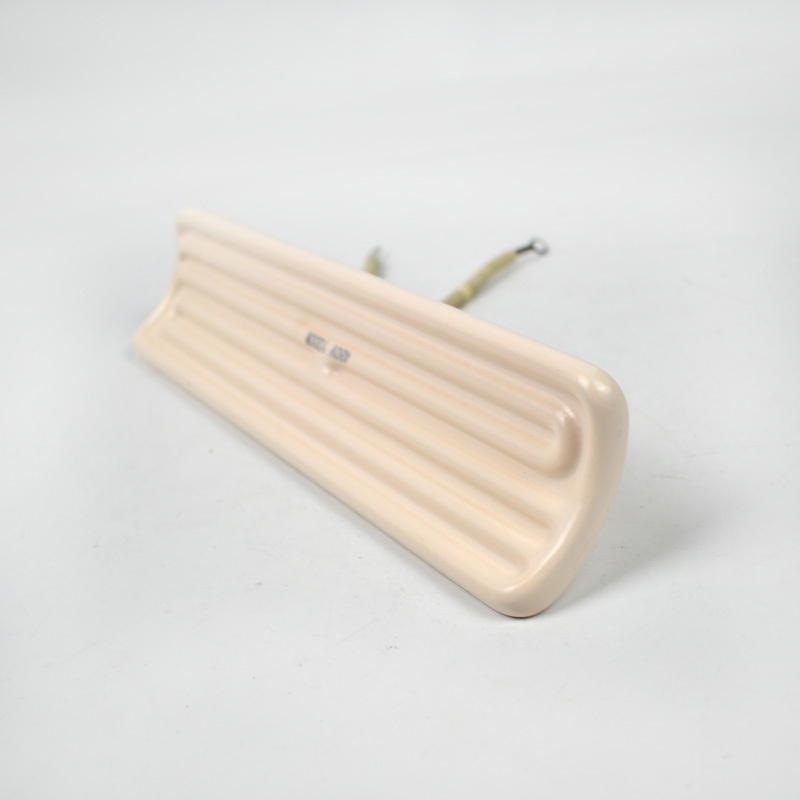 BRIGHT 480V 1000W 244*60mm Curved Shape White IR Ceramic Infrared Heater Element for Sauna