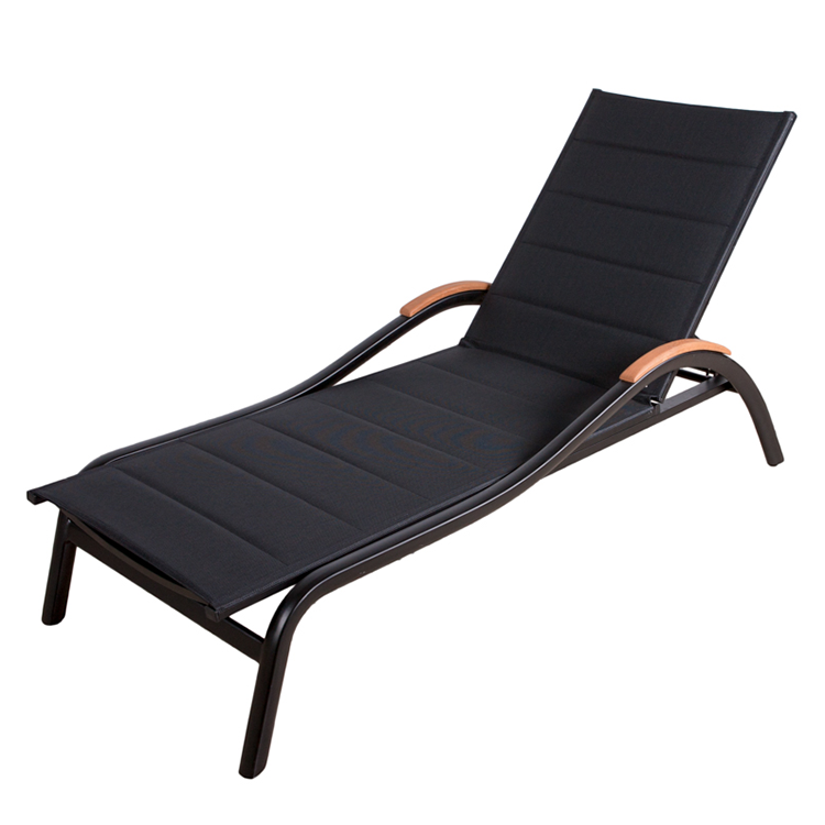 Custom Nordic White Stackable Low Seat Beach Bed Lounge Garden Furniture Chairs Pool Side Outdoor Sunlounger Swimming