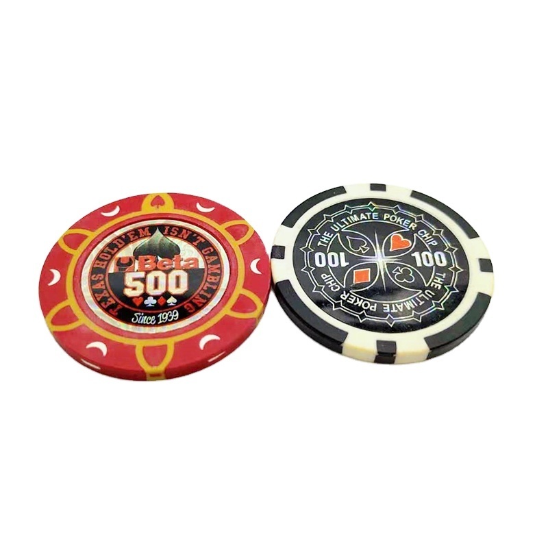 Casino Quality ABS Poker Chip With Custom Logo For Board Game Promotion And Gifts