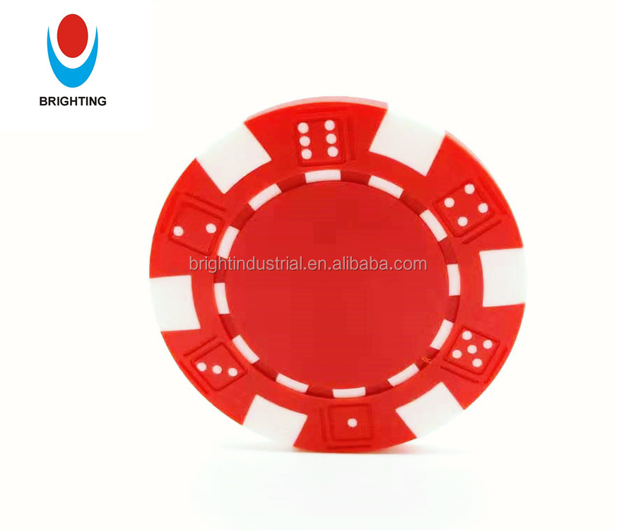 11.5g 40mm ABS Clay Ceramic Chip Poker Set In Stock Case Plastic Gambling Game Custom Printing Blank Casino Royal Poker Chips