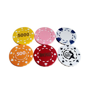 Casino Quality ABS Poker Chip With Custom Logo For Board Game Promotion And Gifts