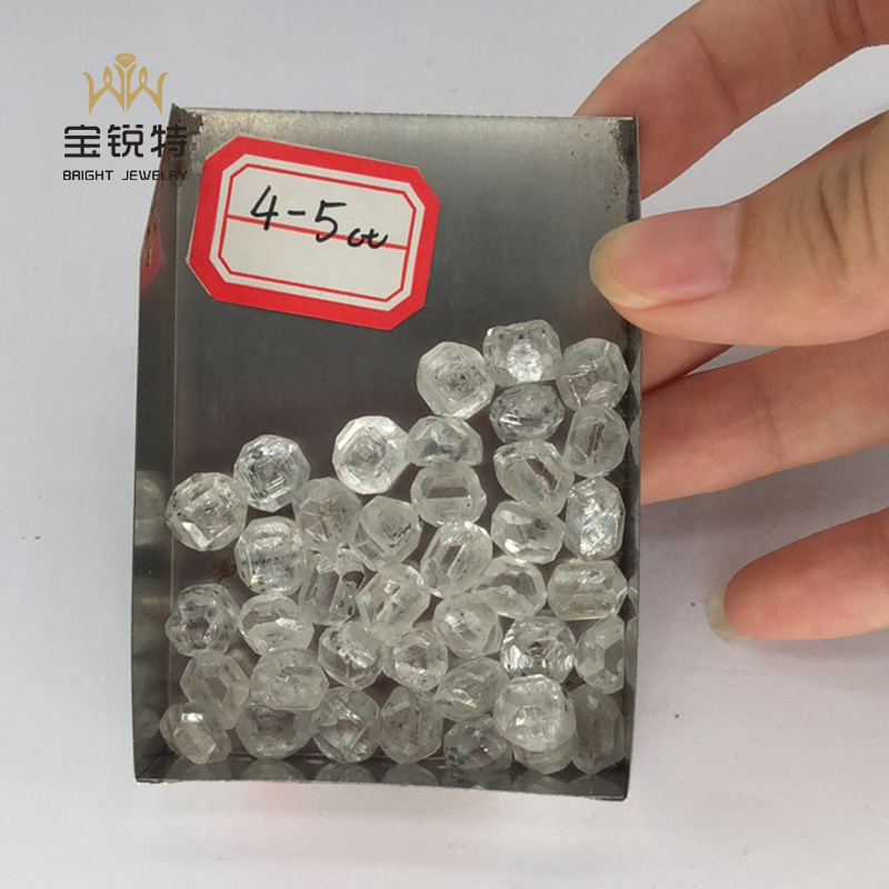 Wholesale HPHT Rough Lab Grown Diamond 1-10CT A+ A B Uncut White HPHT Rough Lab Diamond