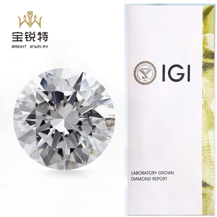 Synthetic Real Cvd Diamond 0.01-1 Carat VVS/VS/SI White Cvd Hpht Diamond Gia Lab Created Diamond