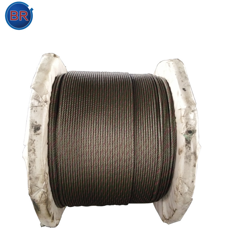 Factory Hot Sale Price 12mm High Quality High Strength 6*19 Ungalvanized Steel Wire Rope